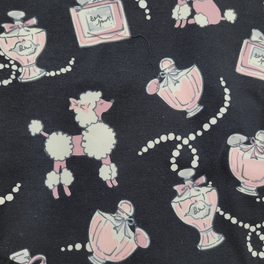 Gymboree Dress Black Pink Long Sleeve Tres Chic Collection Print Size 12-18m NEW